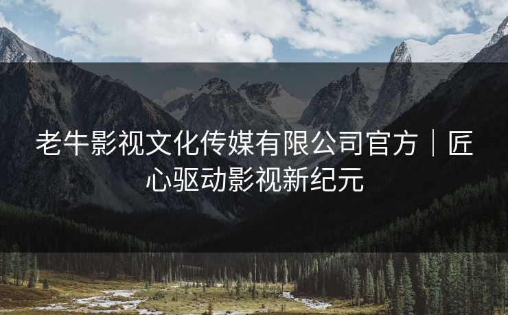老牛影视文化传媒有限公司官方｜匠心驱动影视新纪元